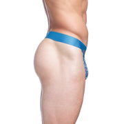 SKULL & BONES Vintage Floral Thong Blue Ultimate Comfort & Support Thongs 6