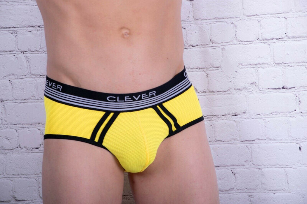 SMALL Clever Brief Lovely Piping Briefs Yellow 5398 13