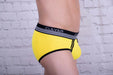 SMALL Clever Brief Lovely Piping Briefs Yellow 5398 13