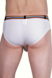 Small Gregg Homme Brief Lover-Boy C-Ring Slip White 122103 168