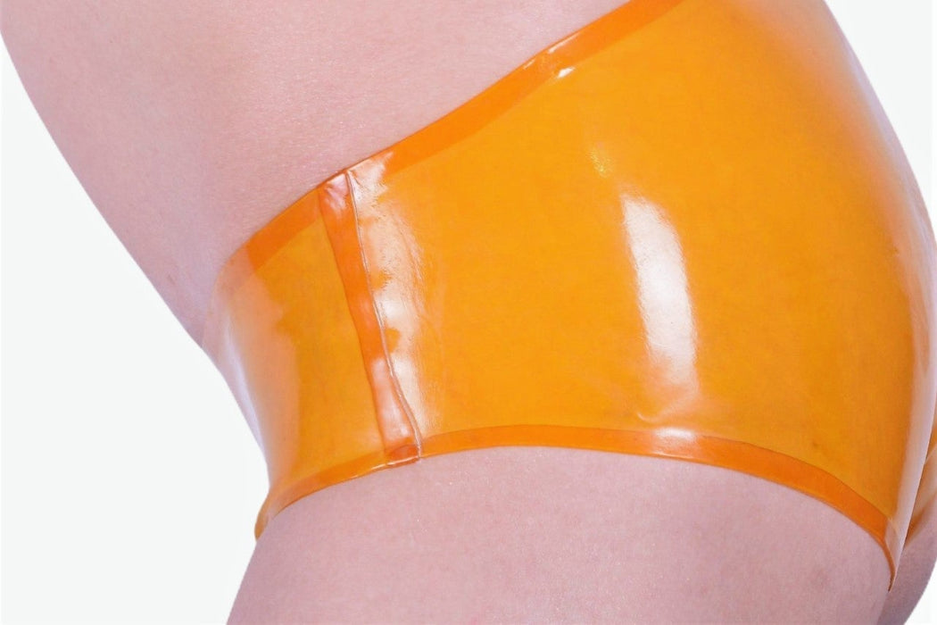 SMALL POLYMORPHE Men's Latex Brief Rubber Underwear Yellow UN-015A 10