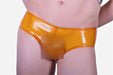 SMALL POLYMORPHE Men's Latex Brief Rubber Underwear Yellow UN-015A 10