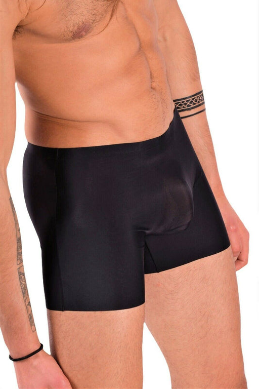 SMU Boxer Sexy Stretchy Silky  second Skin Ice total c-through when wet Black