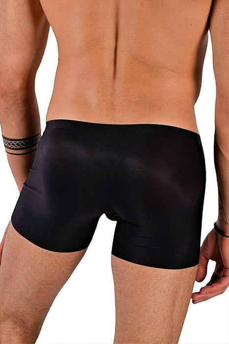 SMU Boxer Sexy Stretchy Silky  second Skin Ice total c-through when wet Black