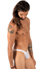 SMU Briefs Colorama Mini Brazilian Sheer Bikini White 120603 2