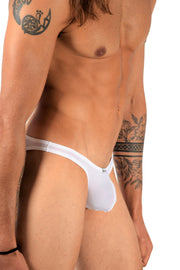 SMU Briefs Colorama Mini Brazilian Sheer Bikini White 120603 2