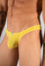 SMU Briefs Colorama Mini Brazilian Sheer Bikini Yellow 120603 5