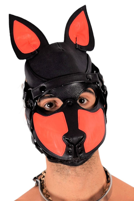 SMU Leather Mascarade halloween Mask Red 20