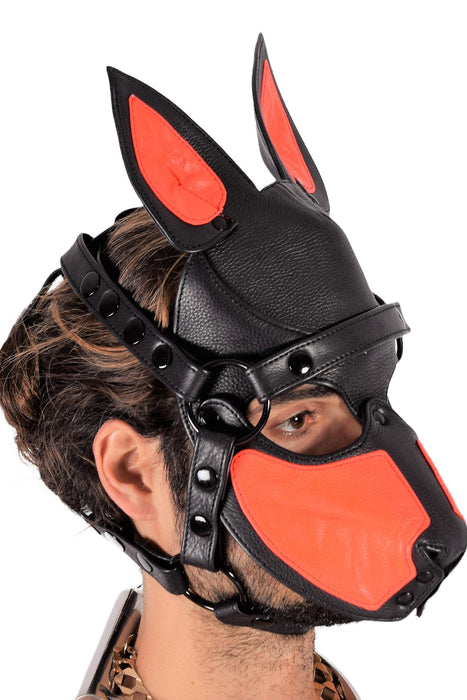 SMU Leather Mascarade halloween Mask Red 20