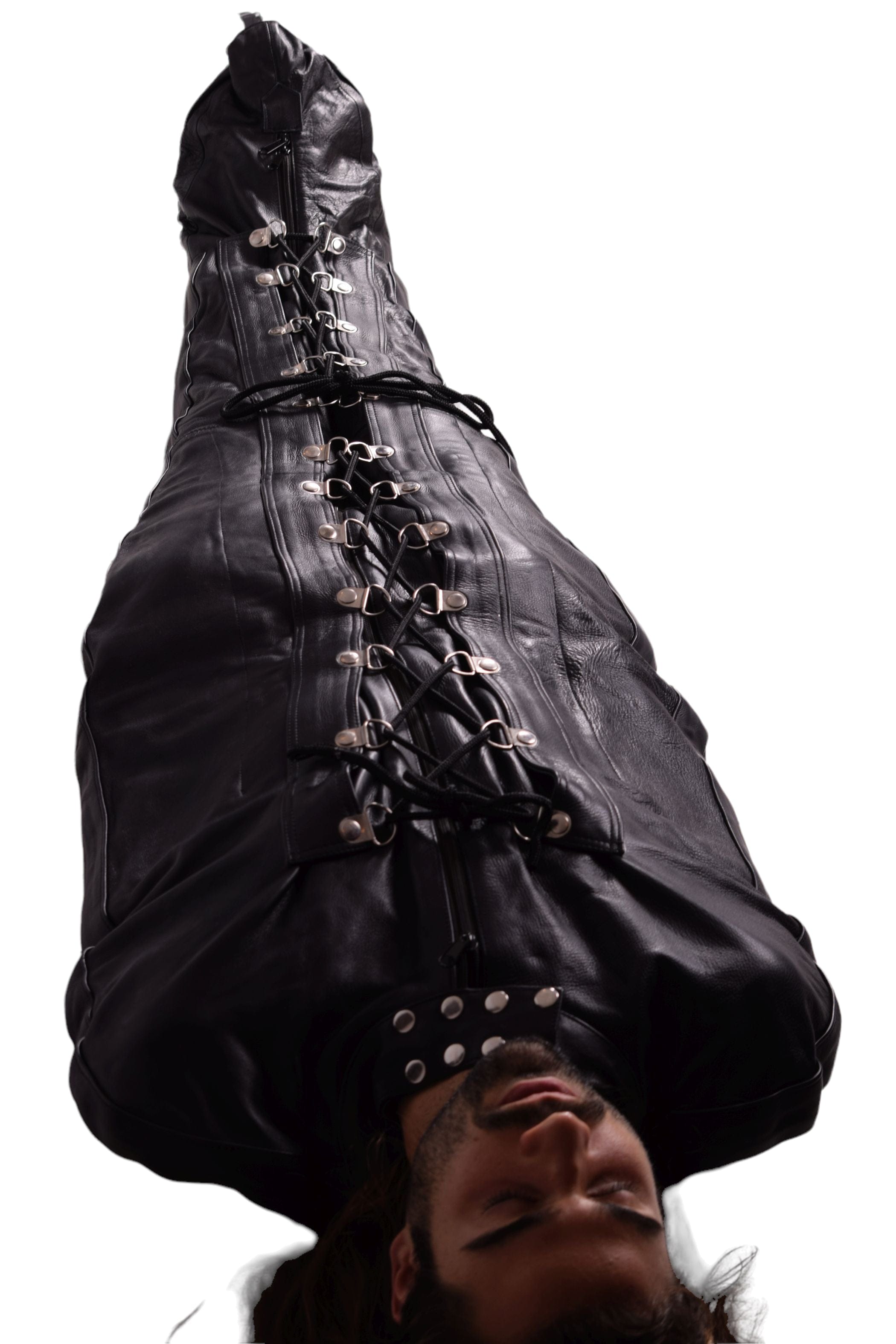 SMU Leather Restraint Sleep Sack Straitjacket 6582223 L-11 —  SexyMenUnderwear.com