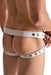 SMU LTD Hand Made Leather Jockstrap Removable Codpiece O/S 32-38in