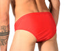 SMU Rave Peekaboo Removable Leather Pouch Brief Red 32