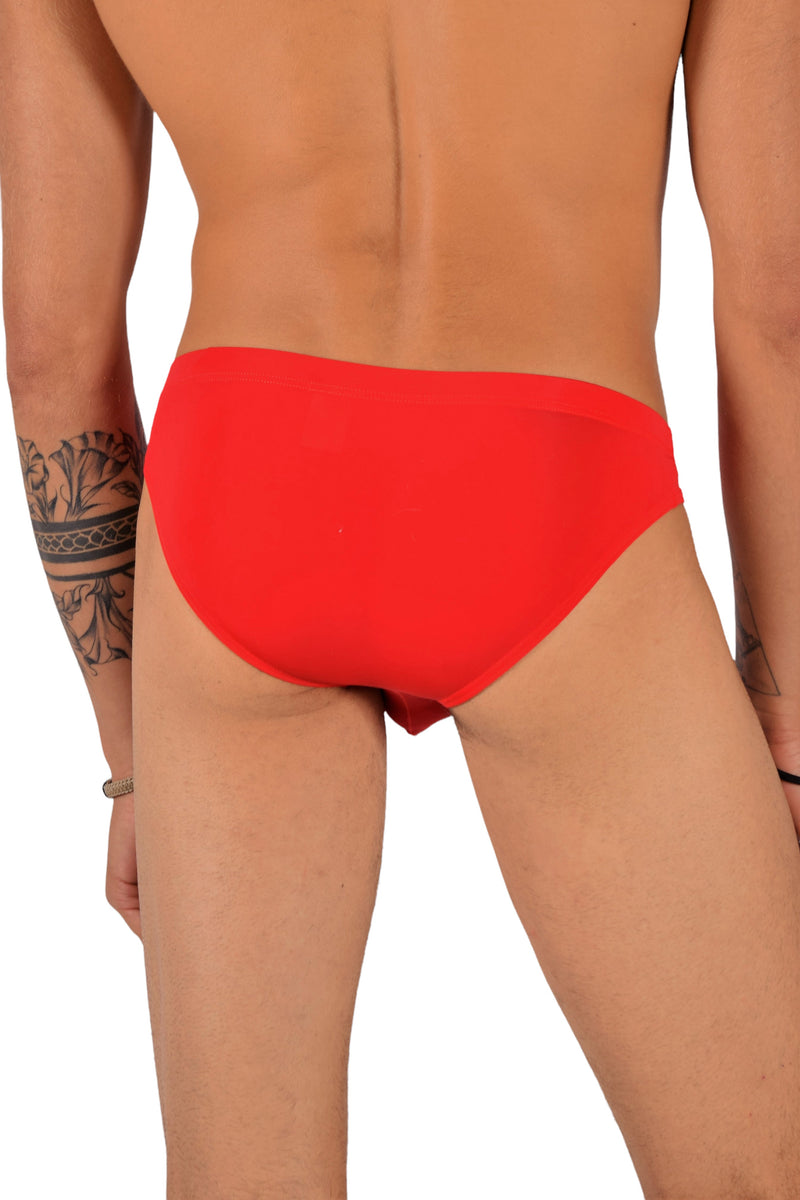 SMU Sexy Men Underwear  Colors Mini Sheer Brief Red 60003 14