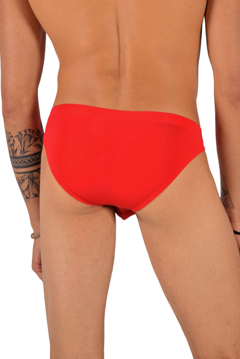 SMU Sexy Men Underwear  Colors Mini Sheer Brief Red 60003 14