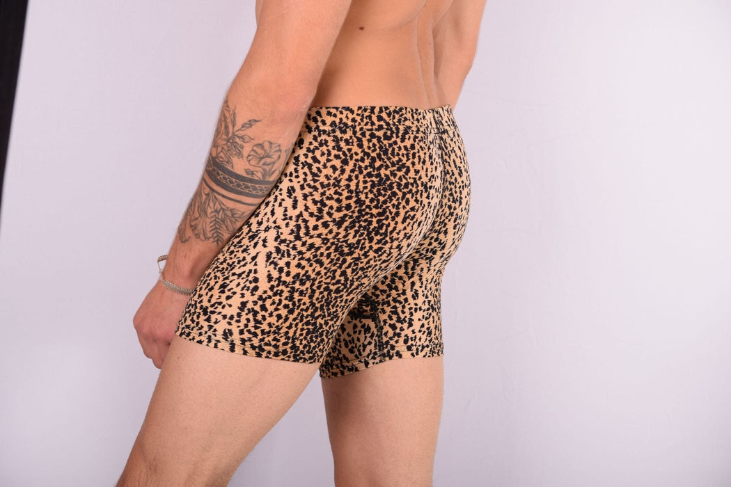 SMU Sexy men underwear Countour Boxer Leopard  Medium 32/34 inch waist 5