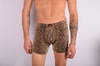 SMU Sexy men underwear Countour Boxer Leopard  Medium 32/34 inch waist 5