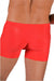 SMU sexy Underwear Skin Boxer Thin Stretchy  Silky Ice seethrough when wet Red