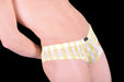SMU Sheer Tanning Mini Brazilian cut Boxer Brief Yellow