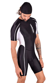 SMU Singlet Competition Swimwear Diving Wetsuit One Piece Black 2