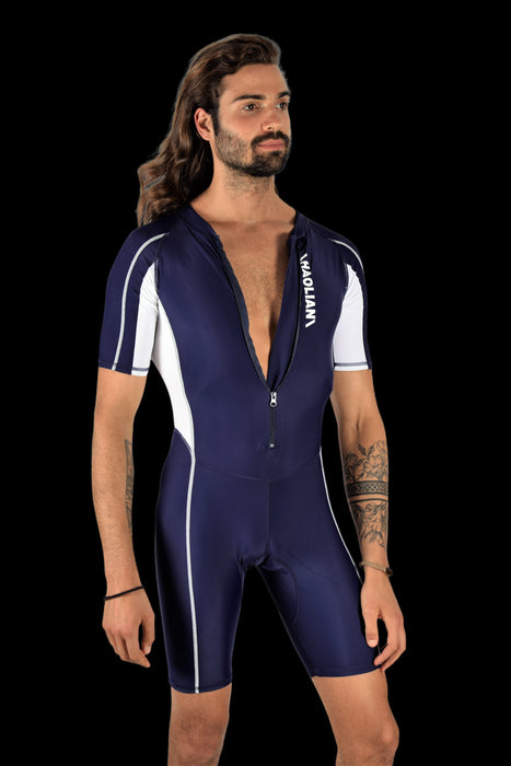 SMU Singlet Competition Swimwear Diving Wetsuit  One Piece Navy 2