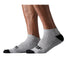 Sock TOF PARIS Cotton Cushioned Low Cut Socks Grey & Black 25