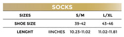 Sport Socks by TOF PARIS Cotton Cushioned Sol Mid Calf Sock Grey & Black 25