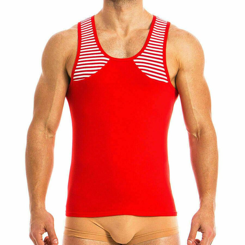 Sporty Tank Modus Vivendi Tanktop Marine Top Quality Camisole Red 10831 23
