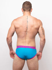 SUKREW Apex Briefs Low-Rise Front Brief Rounded Cupping Pouch Deep Blue 47