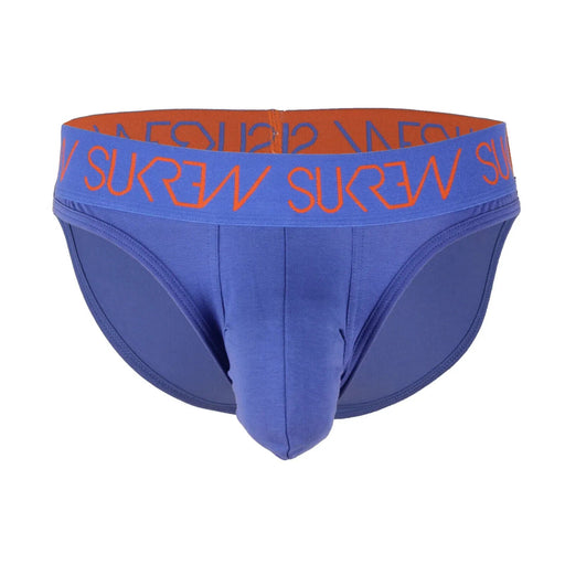 SUKREW Classic Briefs High - Cut Contoured Pouch Royal Blue Brief 41