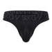 SUKREW Classic Thong With Large Contoured Pouch Cotton Thongs Black 49