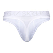 SUKREW Classic Thongs With Large Contoured Pouch Cotton Thong White 49