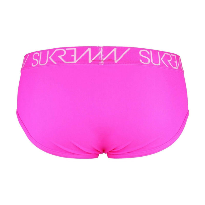 Sukrew Sukrew Brief Henley Apex Briefs Soft & Silky Breathable Slips Neon Pink 9