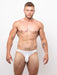 SUKREW Tanga Briefs Large Contour Pouch With Open Side Extra Stretch White 14