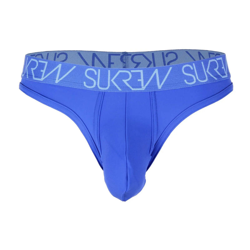 SUKREW Thong Classic With Large Contoured Pouch Flexible Thongs Cobalt Blue 35