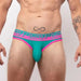 SUKREW V-Thongs Hybrid Combo Large Stretchy Pouch Green/Pink 45