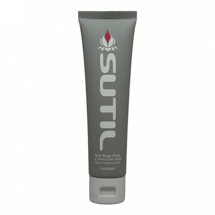 Sutil Lubricant Rich Body Glide With Horny Goat Weed Water Based 2oz/60Ml 3