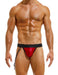 Swimwear Modus Vivendi Dark Tanga Swim-Briefs With Removable Chain Red GS2211 27