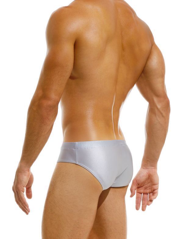 Swimwear Modus Vivendi Gordian Knot Classic Swim Briefs Shiny Silver CS2212 66