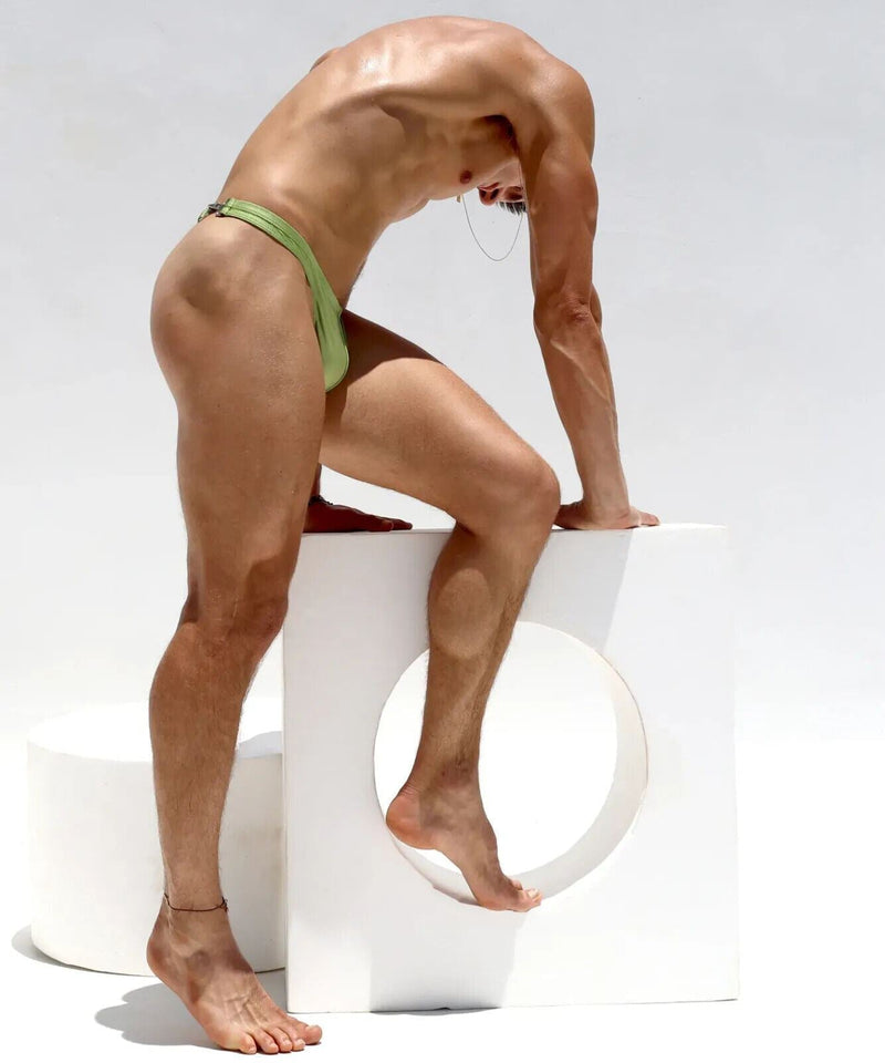 T-Back Swimwear RUFSKIN GAEL Swim-Thongs Dual Chrome Hook & Ring Kiwi 71