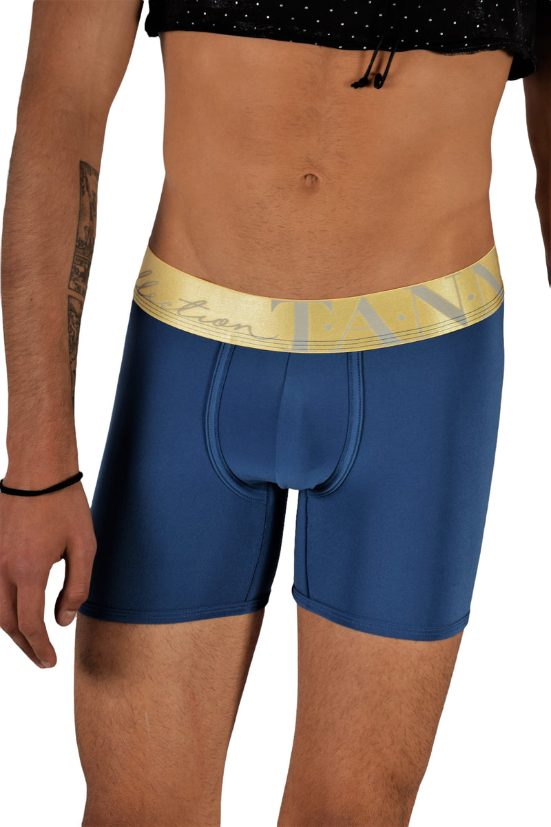 TANN MONTREAL Low-Rise Boxer Flat locked Contour Pouch Soft  Sapphire 6