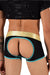 TANN MONTREAL Sexy Mesh  Show me off Trunk Black/Turquoise 3