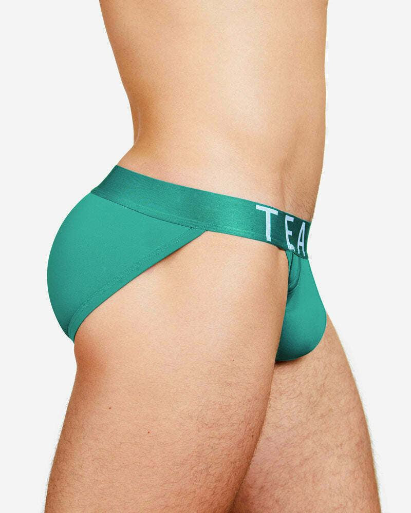 TEAMM8 Briefs Spartacus Quick-Dry Low-Rise Brief Blue Grass Green 11