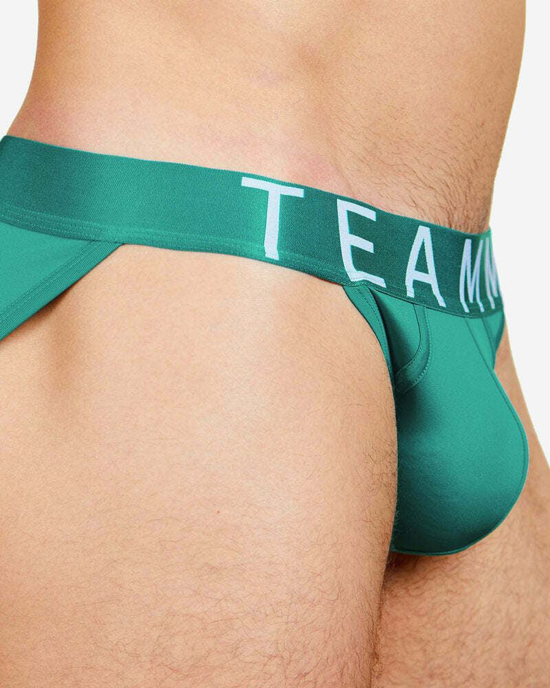 TEAMM8 Briefs Spartacus Quick-Dry Low-Rise Brief Blue Grass Green 11