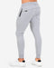 TEAMM8 Legging Rider Sweat Pant 4-Way Stretch & Two Side Zip Pockets Grey Marle