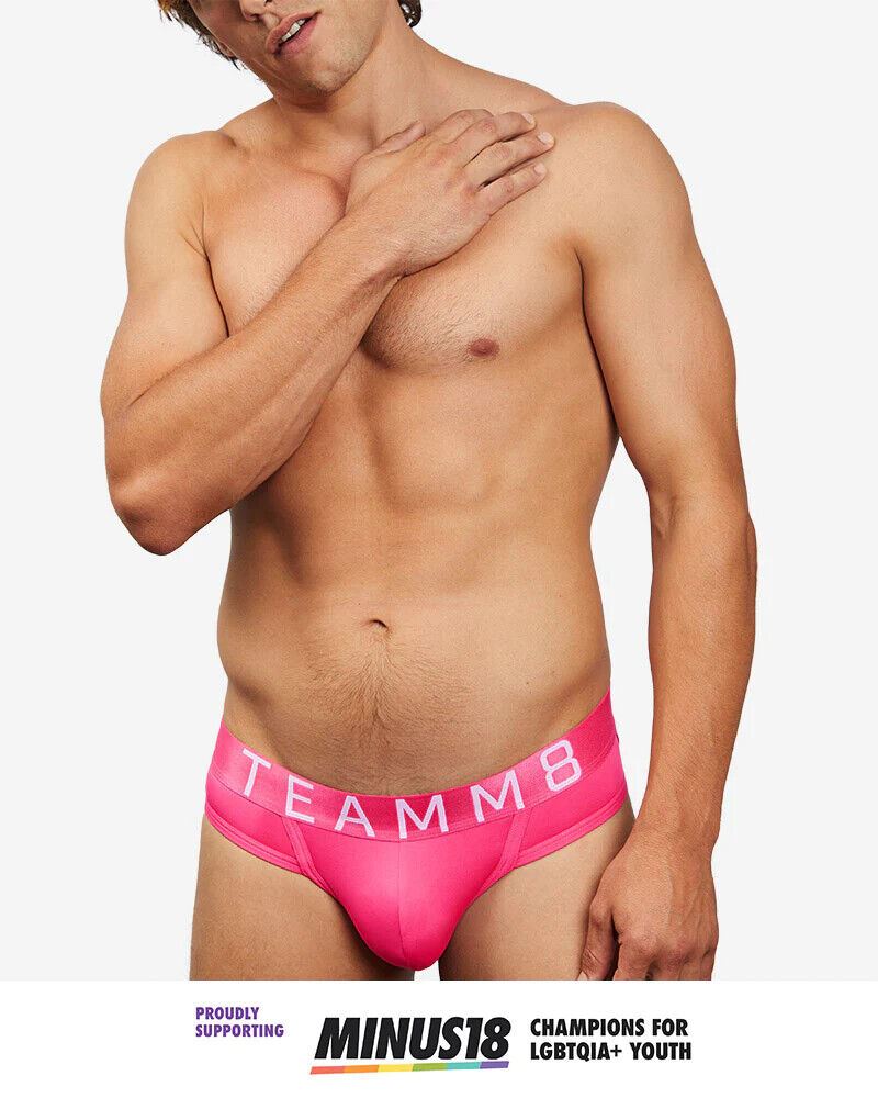TEAMM8 PRIDE Jock Spartacus Low-Rise Quick Dry Jockstrap Pink
