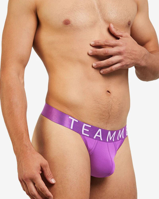 TEAMM8 Spartacus Pride Thong Low Rise Quick-Dry Thongs Purple 17