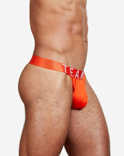 TEAMM8 Spartacus Thong  Low-Rise Quick Dry Thongs Flame Orange