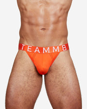 TEAMM8 Spartacus Thong  Low-Rise Quick Dry Thongs Flame Orange