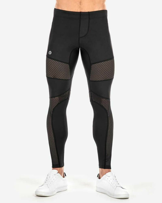 TEAMM8 Stetch Legging AXIS Mesh Tight Laser Cut Panel Breathable Workout Pants 2