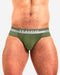 TEAMM8 ZEUS Brief With Shield-Like Pouch Mesh Bands Briefs Khaki 6